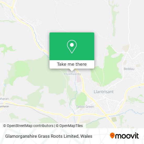 Glamorganshire Grass Roots Limited map