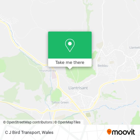 C J Bird Transport map