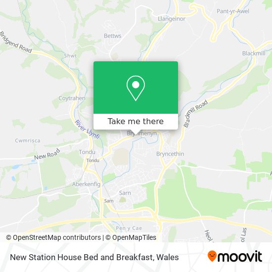 New Station House Bed and Breakfast map