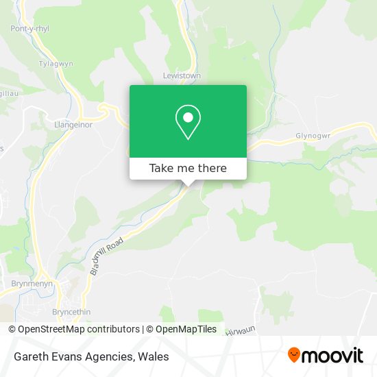 Gareth Evans Agencies map