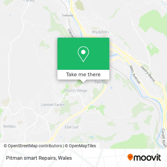 Pitman smart Repairs map