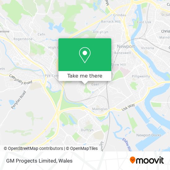 GM Progects Limited map