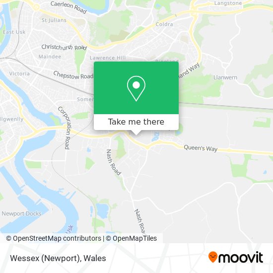Wessex (Newport) map