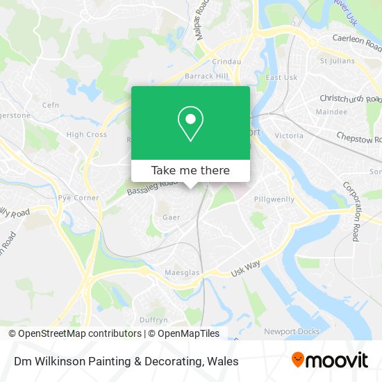 Dm Wilkinson Painting & Decorating map