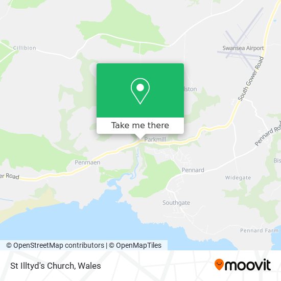 St Illtyd's Church map