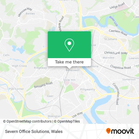 Severn Office Solutions map