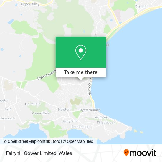 Fairyhill Gower Limited map