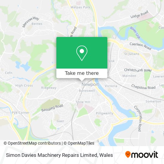 Simon Davies Machinery Repairs Limited map