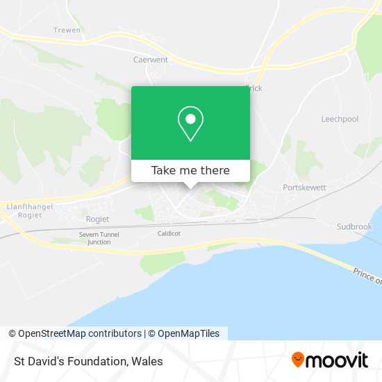 St David's Foundation map