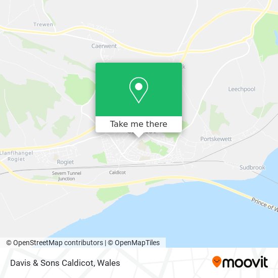 Davis & Sons Caldicot map