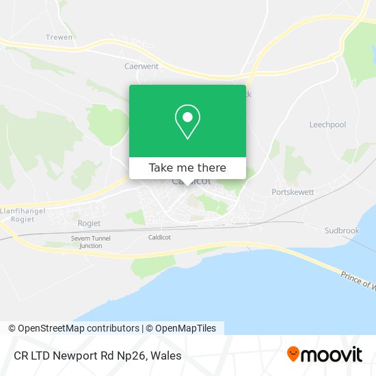 CR LTD Newport Rd Np26 map