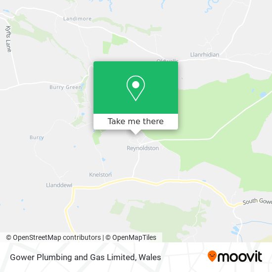 Gower Plumbing and Gas Limited map