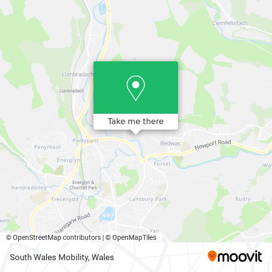 South Wales Mobility map