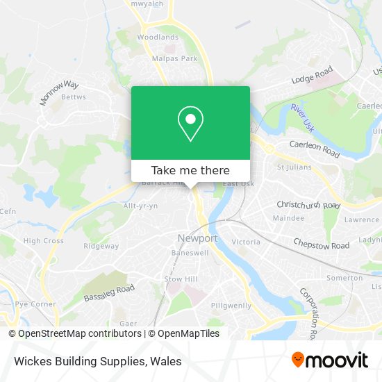 Wickes Building Supplies map