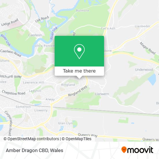 Amber Dragon CBD map