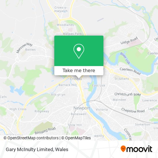 Gary McInulty Limited map