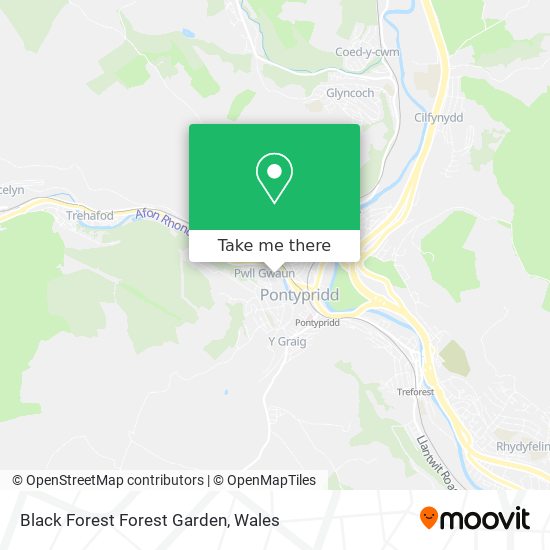 Black Forest Forest Garden map