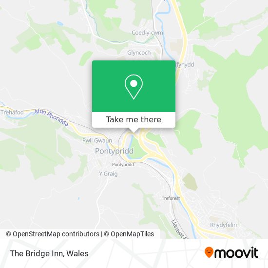 The Bridge Inn map