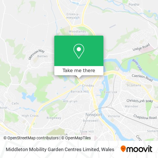 Middleton Mobility Garden Centres Limited map