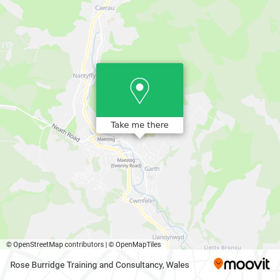 Rose Burridge Training and Consultancy map