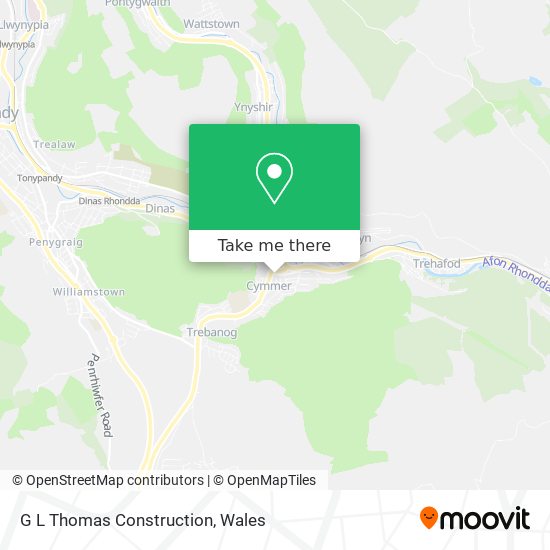 G L Thomas Construction map