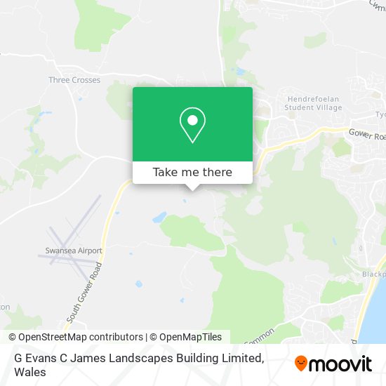 G Evans C James Landscapes Building Limited map