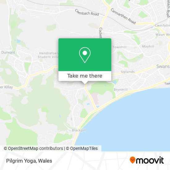 Pilgrim Yoga map