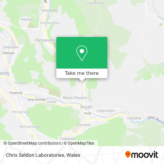 Chris Seldon Laboratories map