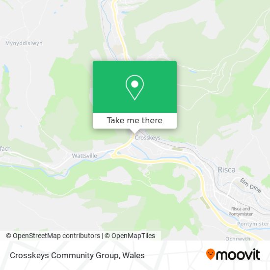 Crosskeys Community Group map