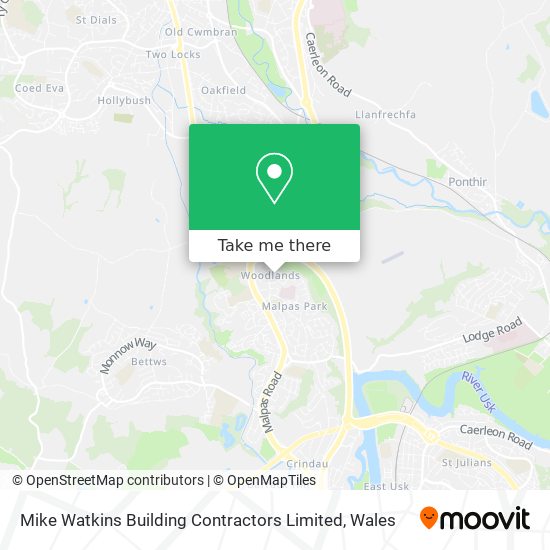 Mike Watkins Building Contractors Limited map