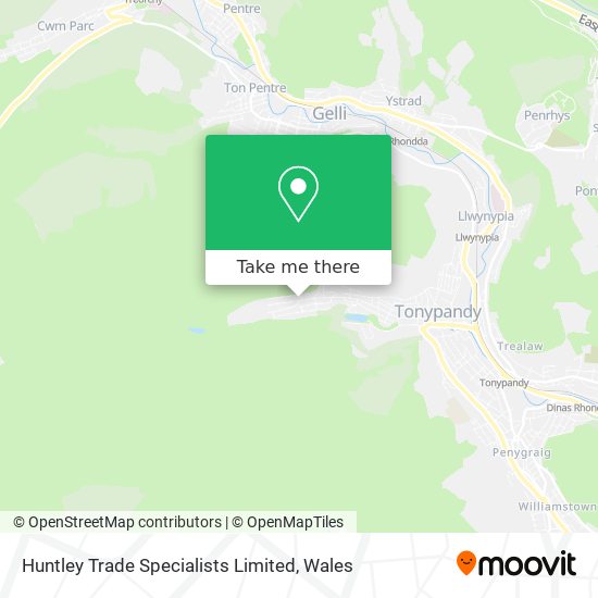 Huntley Trade Specialists Limited map