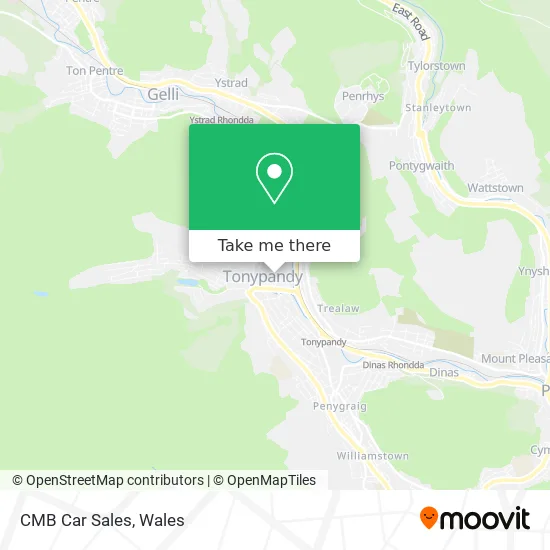 CMB Car Sales map