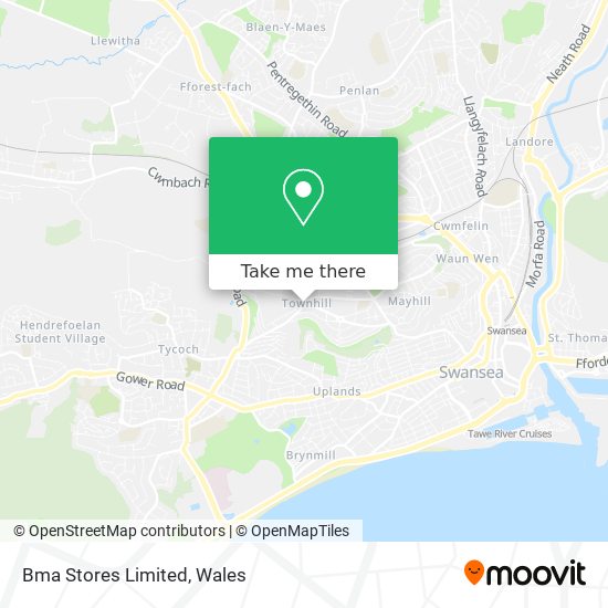 Bma Stores Limited map