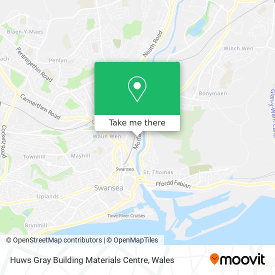 Huws Gray Building Materials Centre map