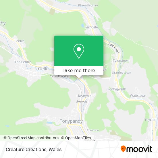 Creature Creations map