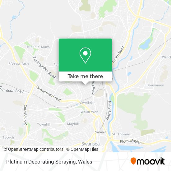 Platinum Decorating Spraying map