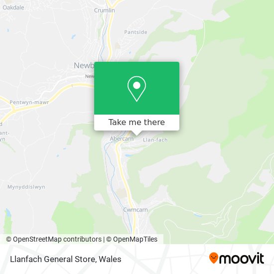 Llanfach General Store map