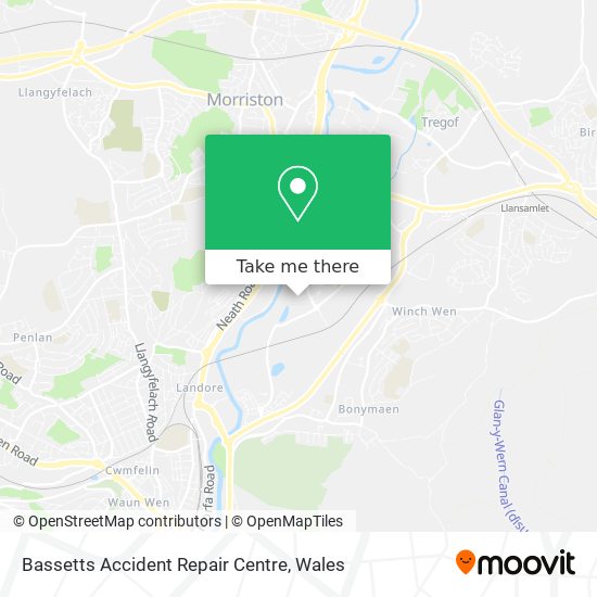 Bassetts Accident Repair Centre map