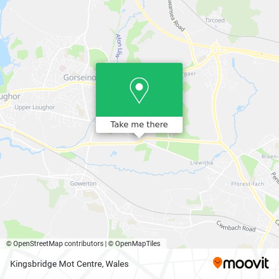 Kingsbridge Mot Centre map