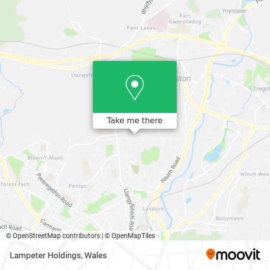 Lampeter Holdings map