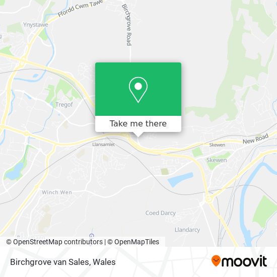 Birchgrove van Sales map