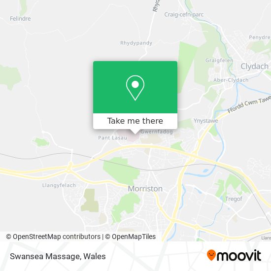 Swansea Massage map