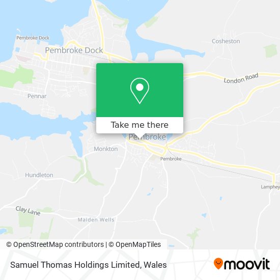 Samuel Thomas Holdings Limited map