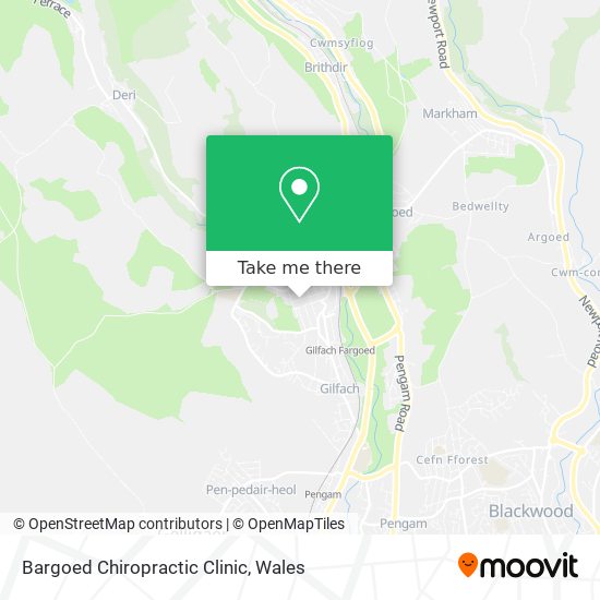 Bargoed Chiropractic Clinic map