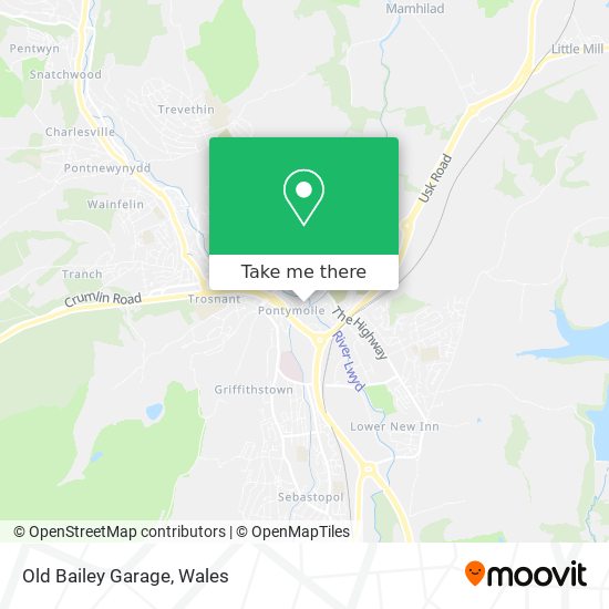 Old Bailey Garage map