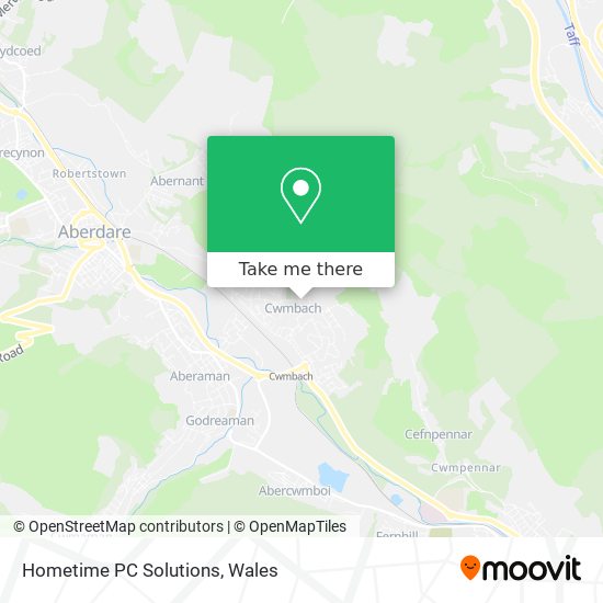 Hometime PC Solutions map