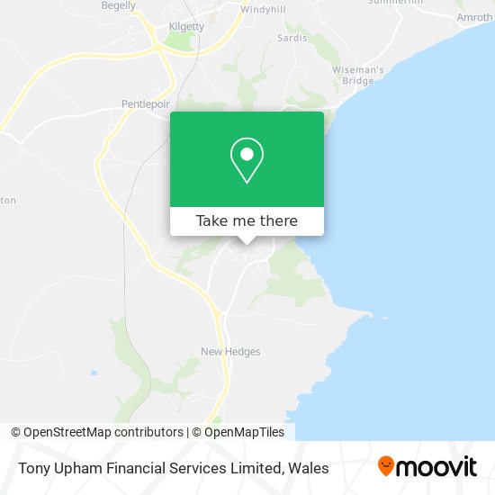 Tony Upham Financial Services Limited map