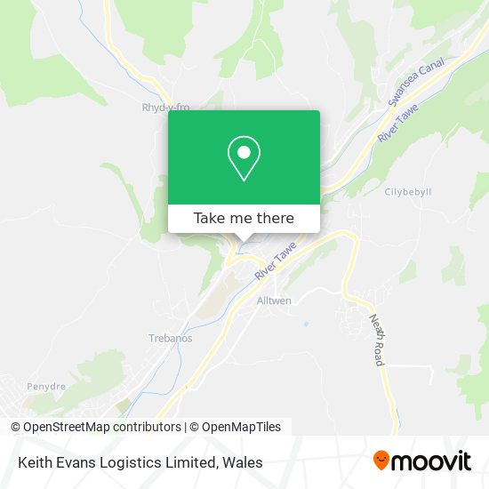 Keith Evans Logistics Limited map