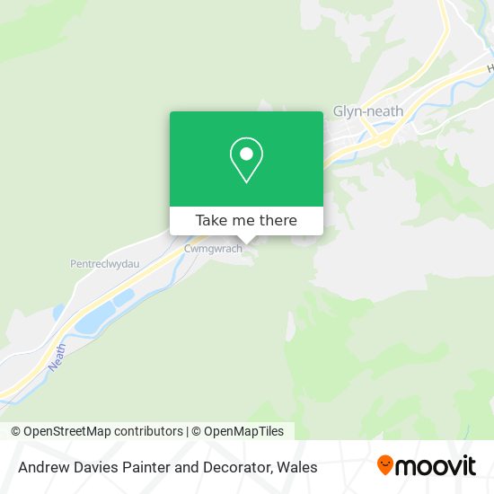 Andrew Davies Painter and Decorator map