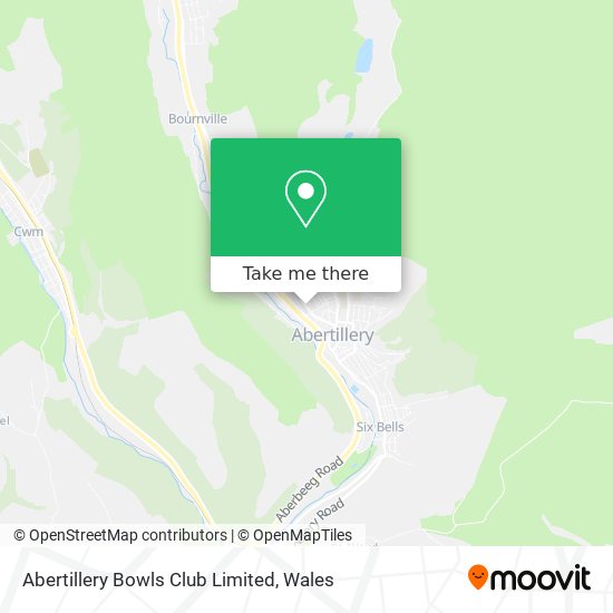 Abertillery Bowls Club Limited map